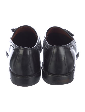 Allen Edmonds Leather Tassel Accents Dress Loafers