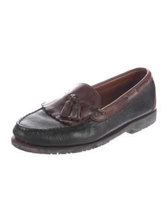 Allen Edmonds Leather Tassel Accents Dress Loafers