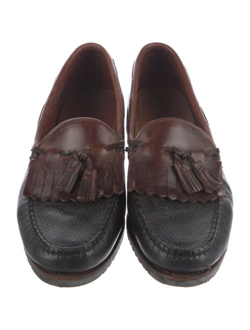 Allen Edmonds Leather Tassel Accents Dress Loafers