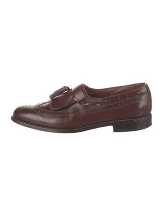 Allen Edmonds Leather Tassel Accents Loafers
