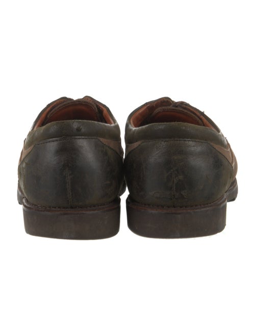 Allen Edmonds Leather Colorblock Pattern Sneakers