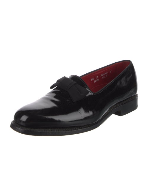 Allen Edmonds Patent Leather Bow Accents Dress Loafers