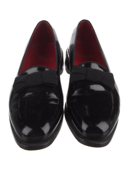 Allen Edmonds Patent Leather Bow Accents Dress Loafers