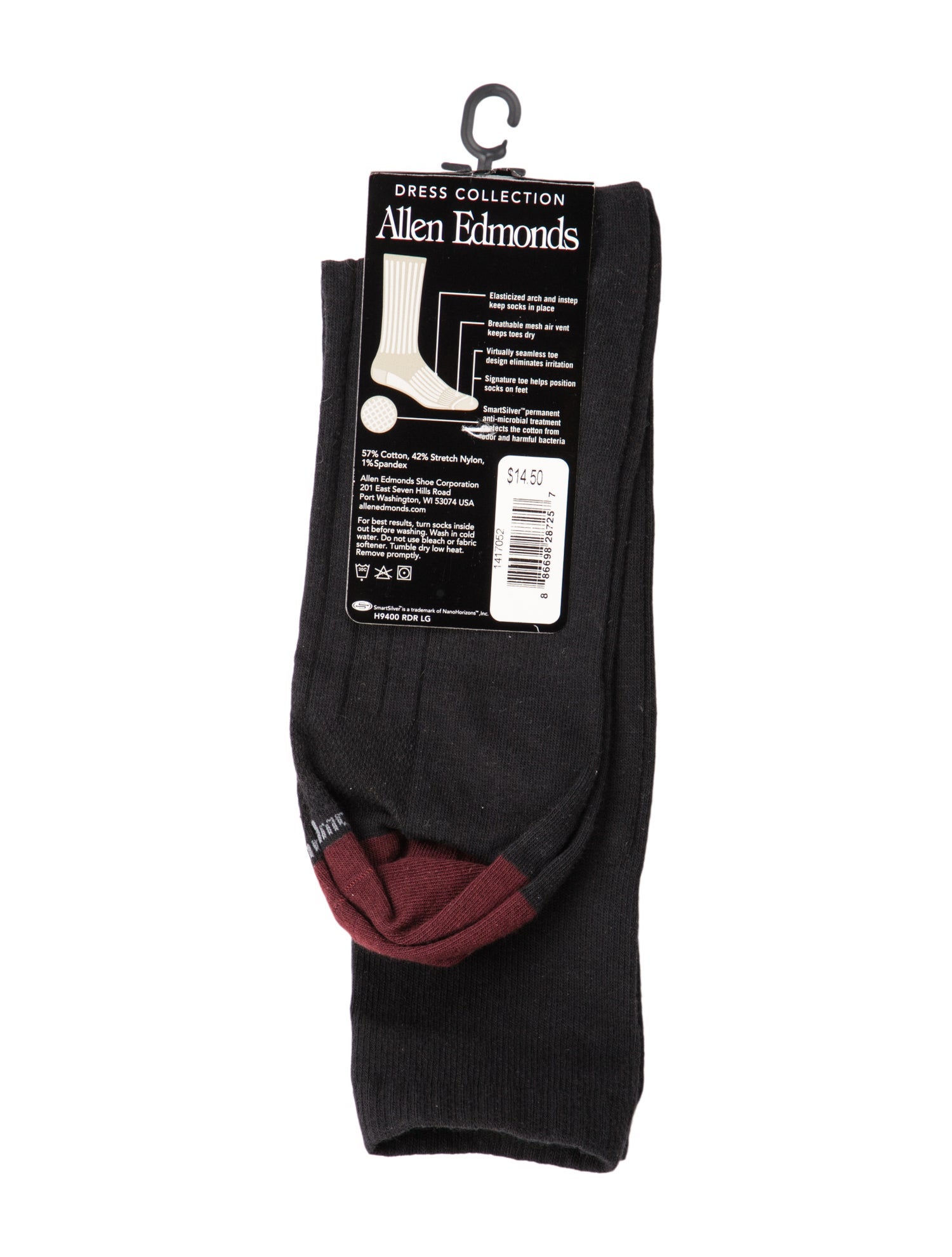 Allen Edmonds dress socks