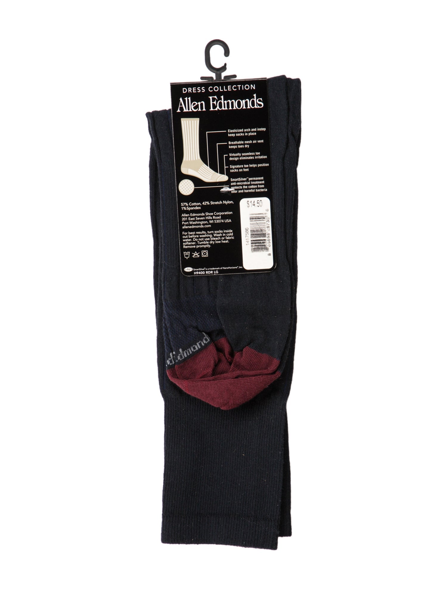 Allen Edmonds dress socks