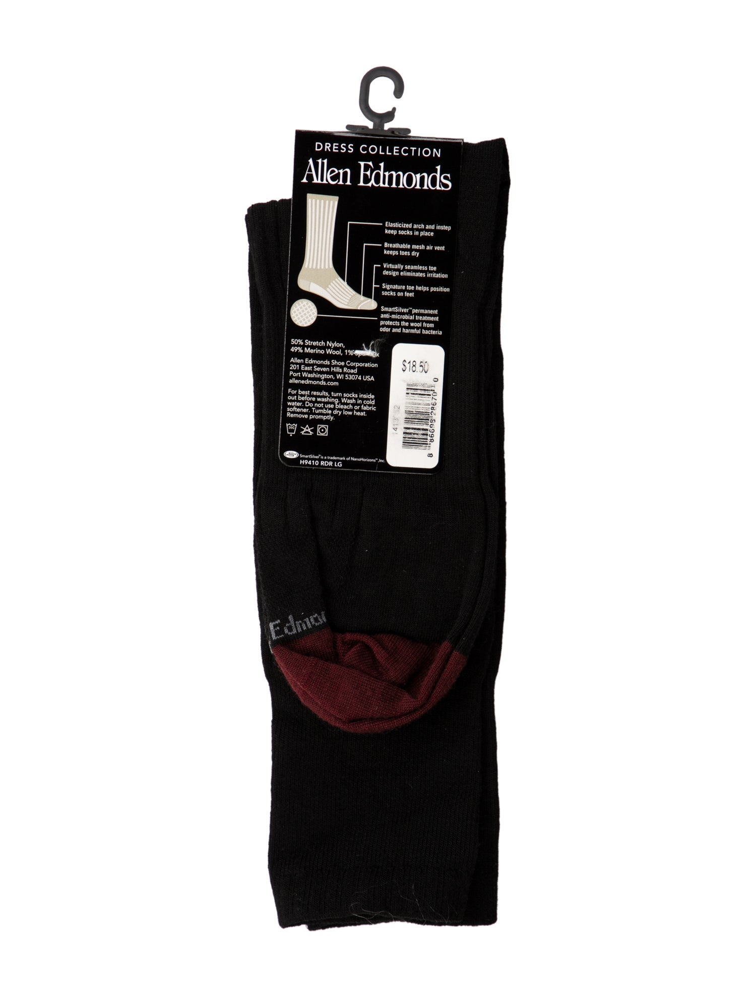 Allen Edmonds dress socks