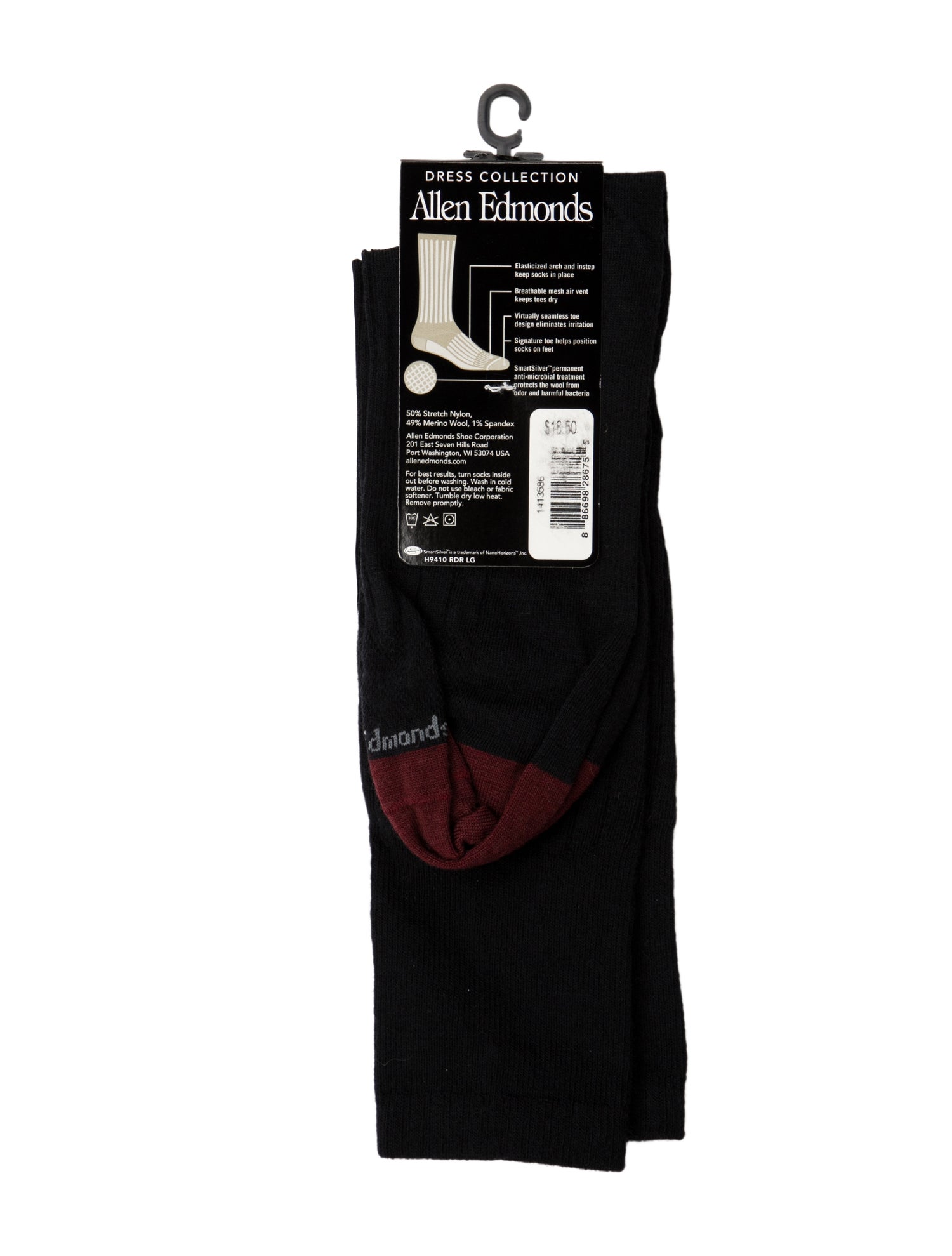 Allen Edmonds Wool Crew Socks