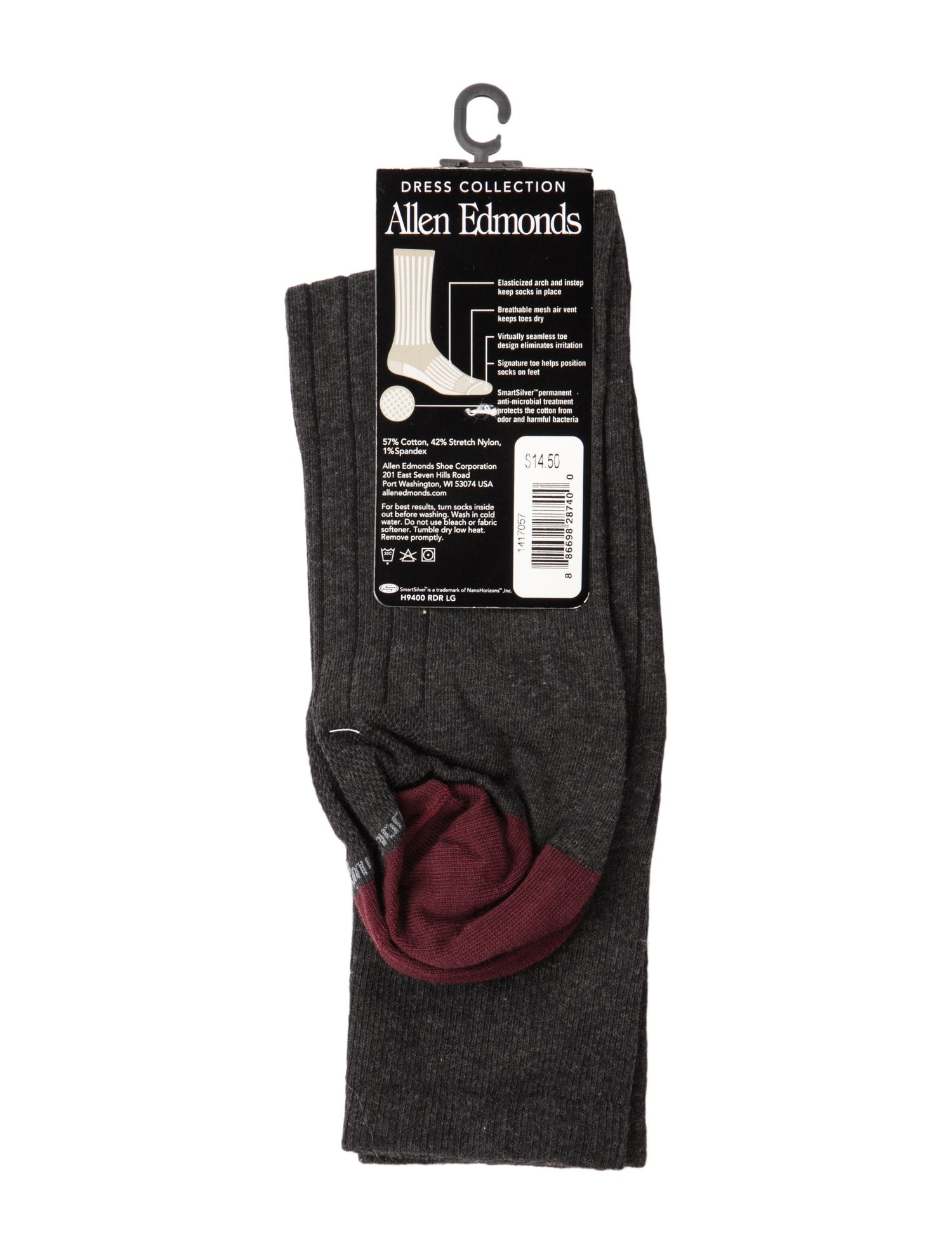 Allen Edmonds Wool Long Socks