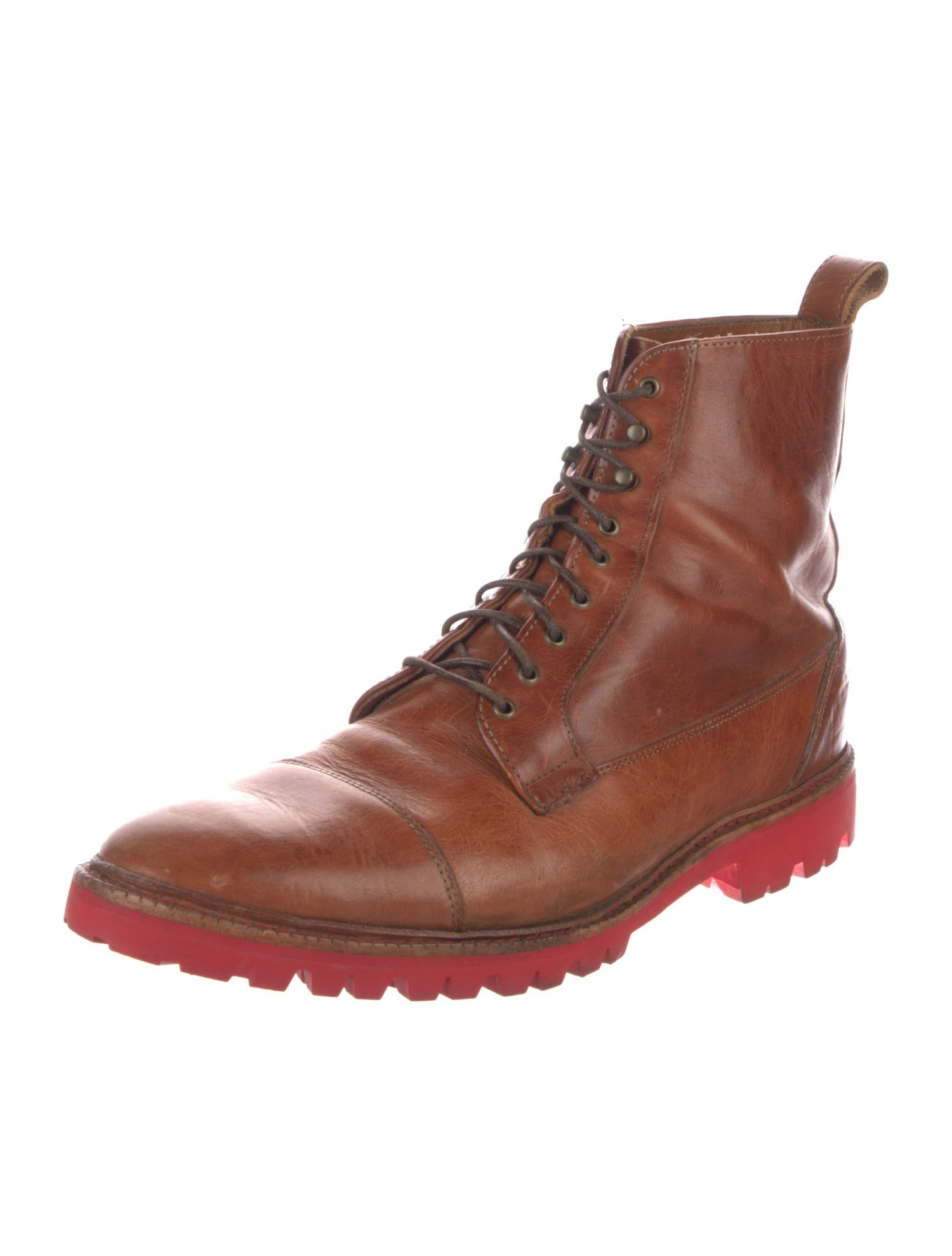 Allen Edmonds Leather Combat Boots