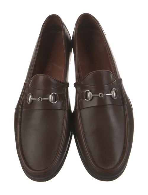 Allen Edmonds Leather Chain-Link Accents Dress Loafers