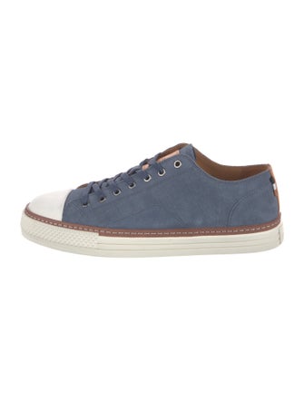 Allen Edmonds Suede Printed Sneakers