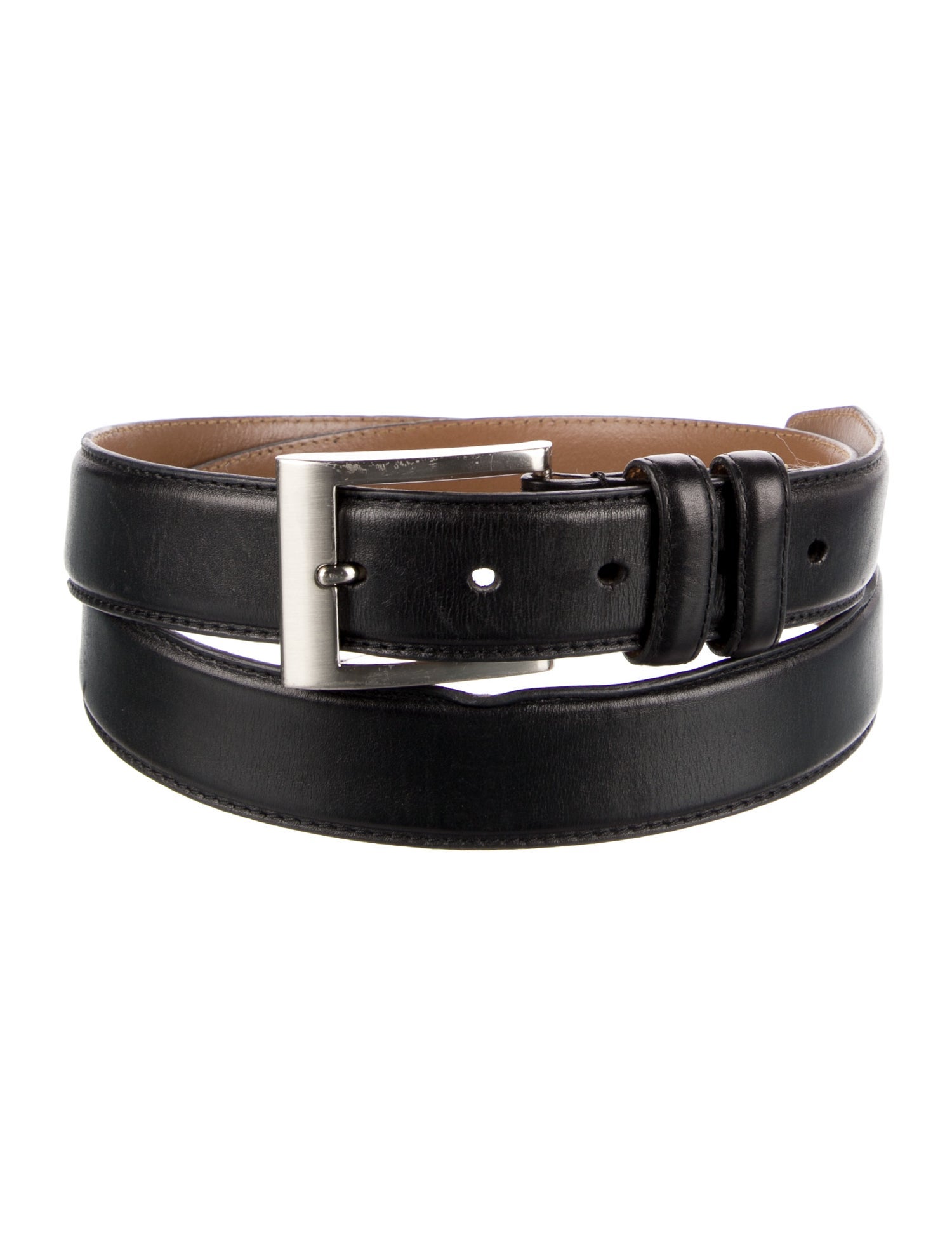 Allen Edmonds Skinny Leather Waist Belt
