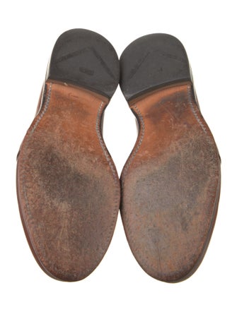 Allen Edmonds Leather Tassel Accents Dress Loafers