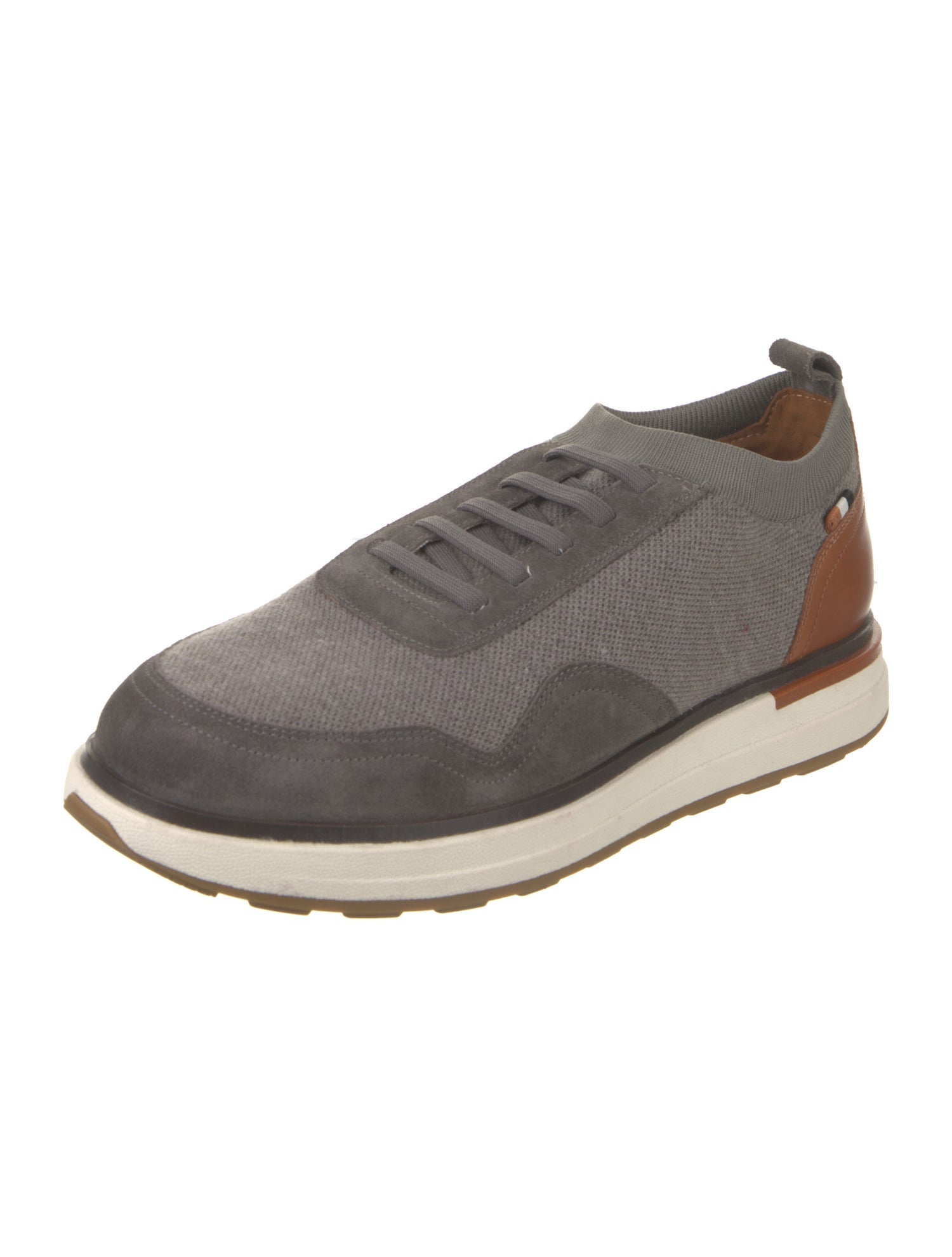 Allen Edmonds Leather Colorblock Pattern Athletic Sneakers
