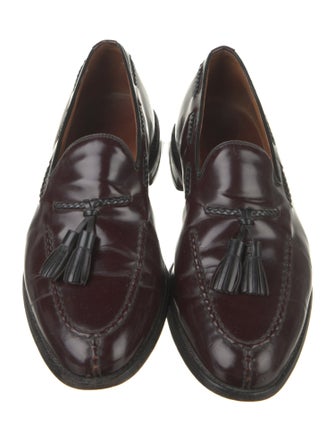 Allen Edmonds Leather Tassel Accents Dress Loafers