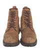 Allen Edmonds Leather Lasercut Accents Lace-Up Boots