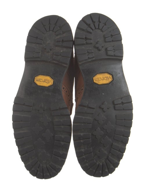 Allen Edmonds Leather Lasercut Accents Lace-Up Boots