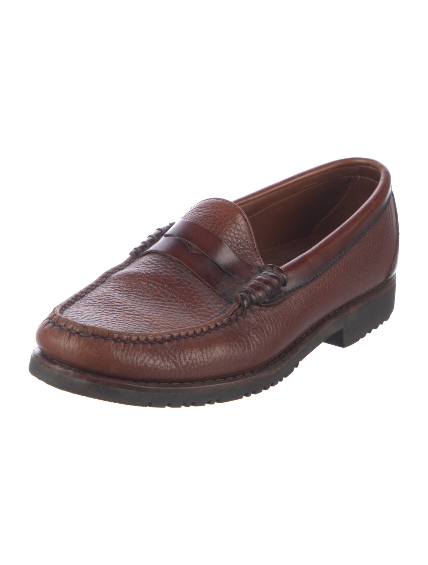 Allen Edmonds Leather Tassel Accents Dress Loafers