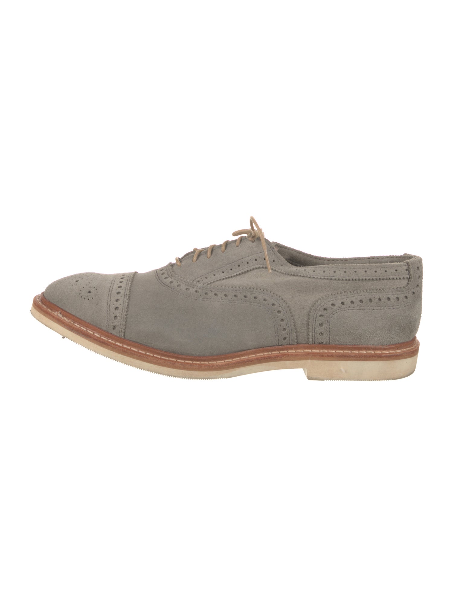 Allen Edmonds Suede Lasercut Accents Oxfords