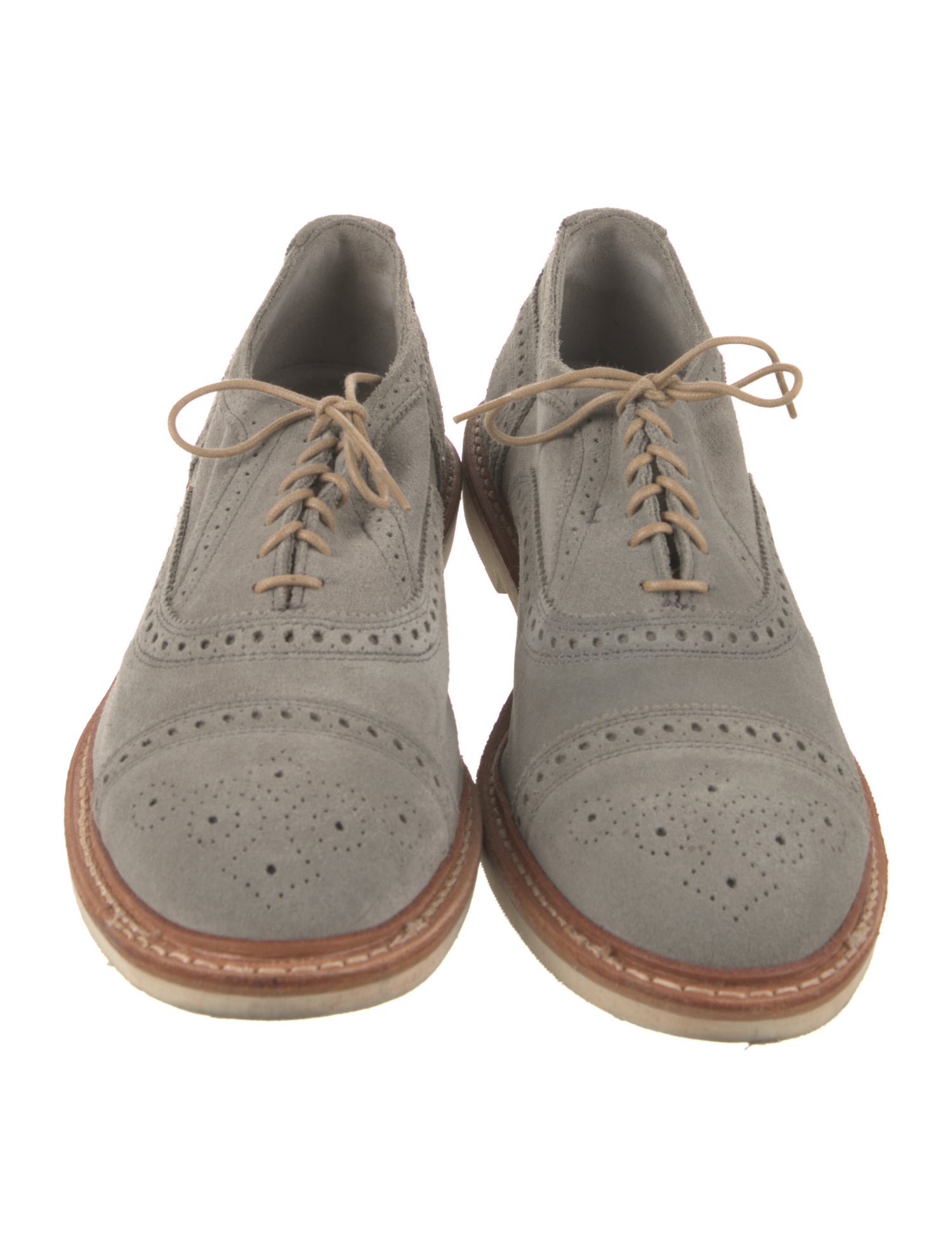 Allen Edmonds Suede Lasercut Accents Oxfords