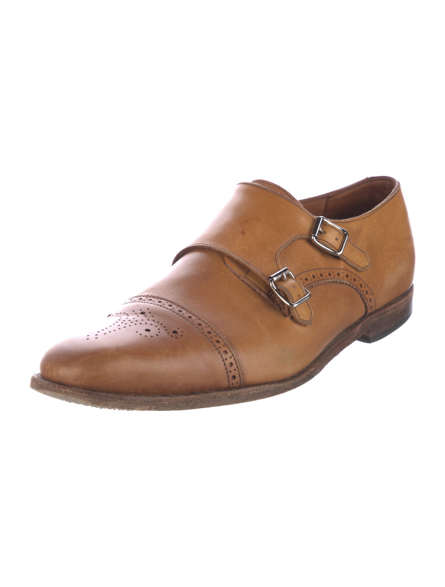 Allen Edmonds Leather Monk Straps
