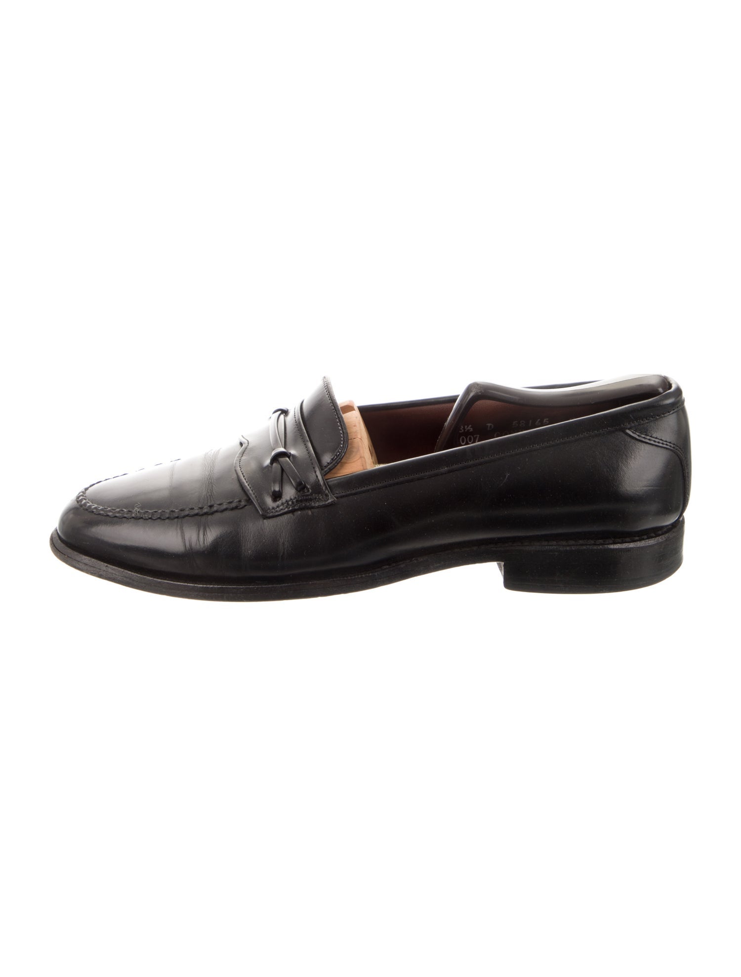 Allen Edmonds Leather Tassel Accents Dress Loafers