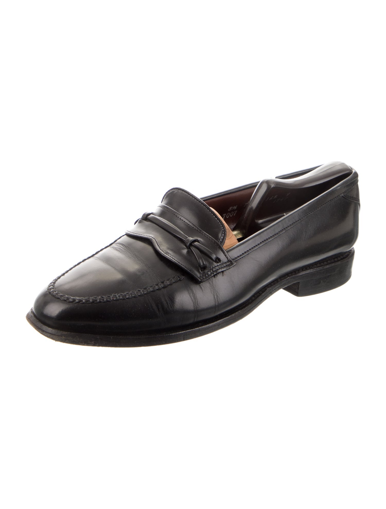 Allen Edmonds Leather Tassel Accents Dress Loafers