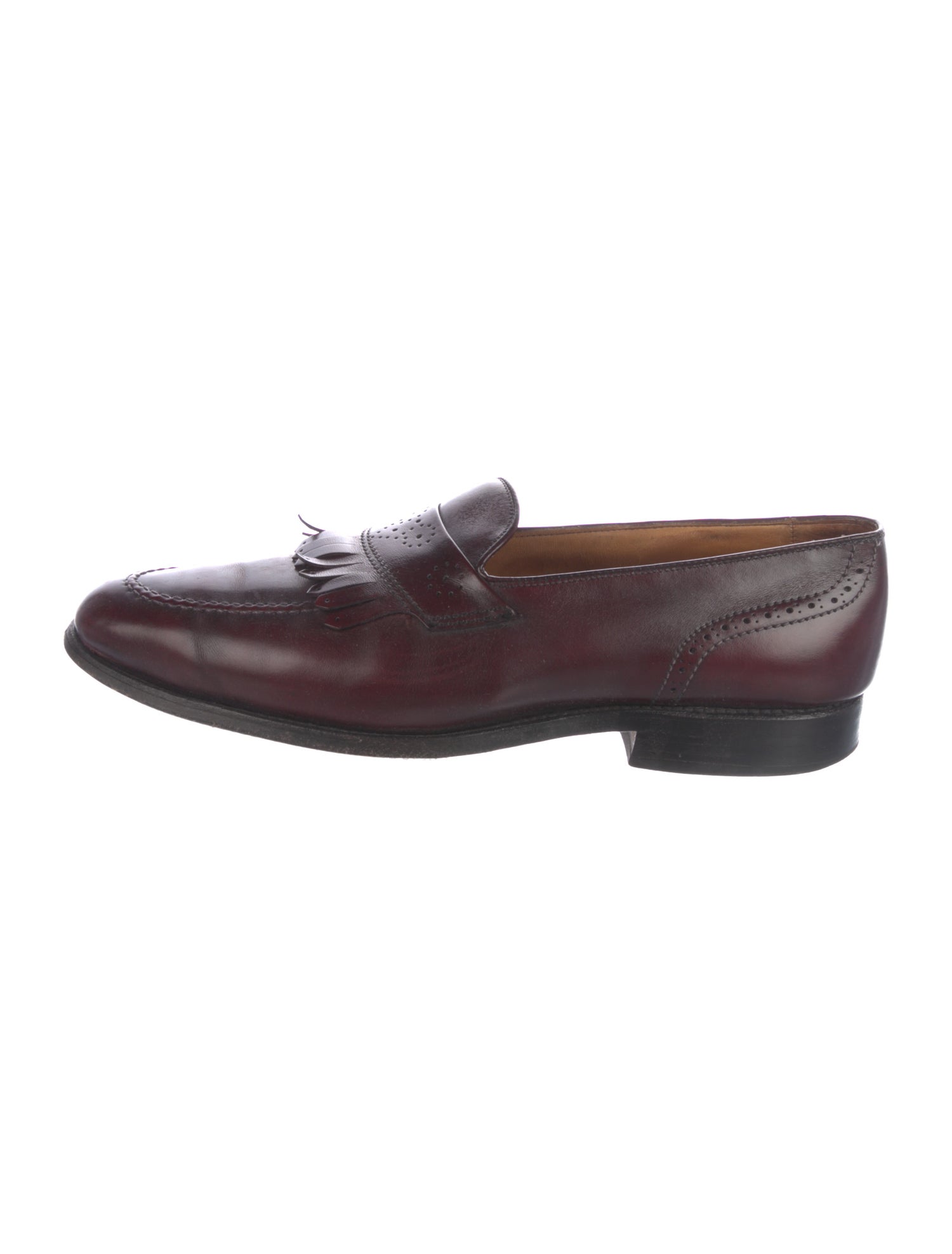 Allen Edmonds Leather Tassel Accents Loafers