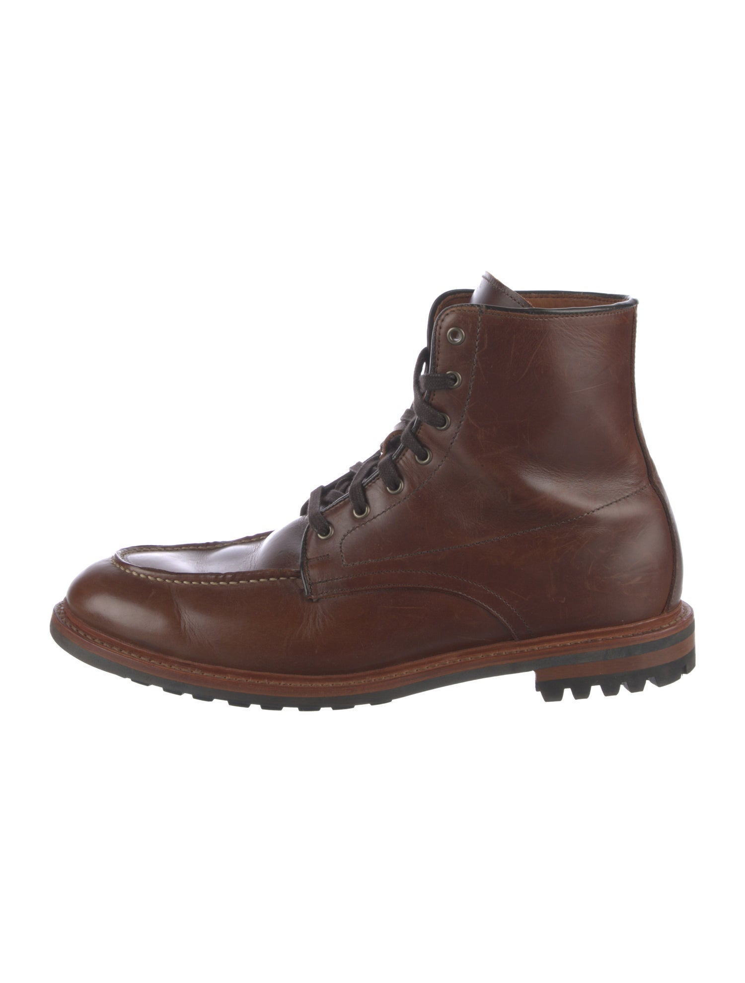 Allen Edmonds Leather Lace-Up Boots