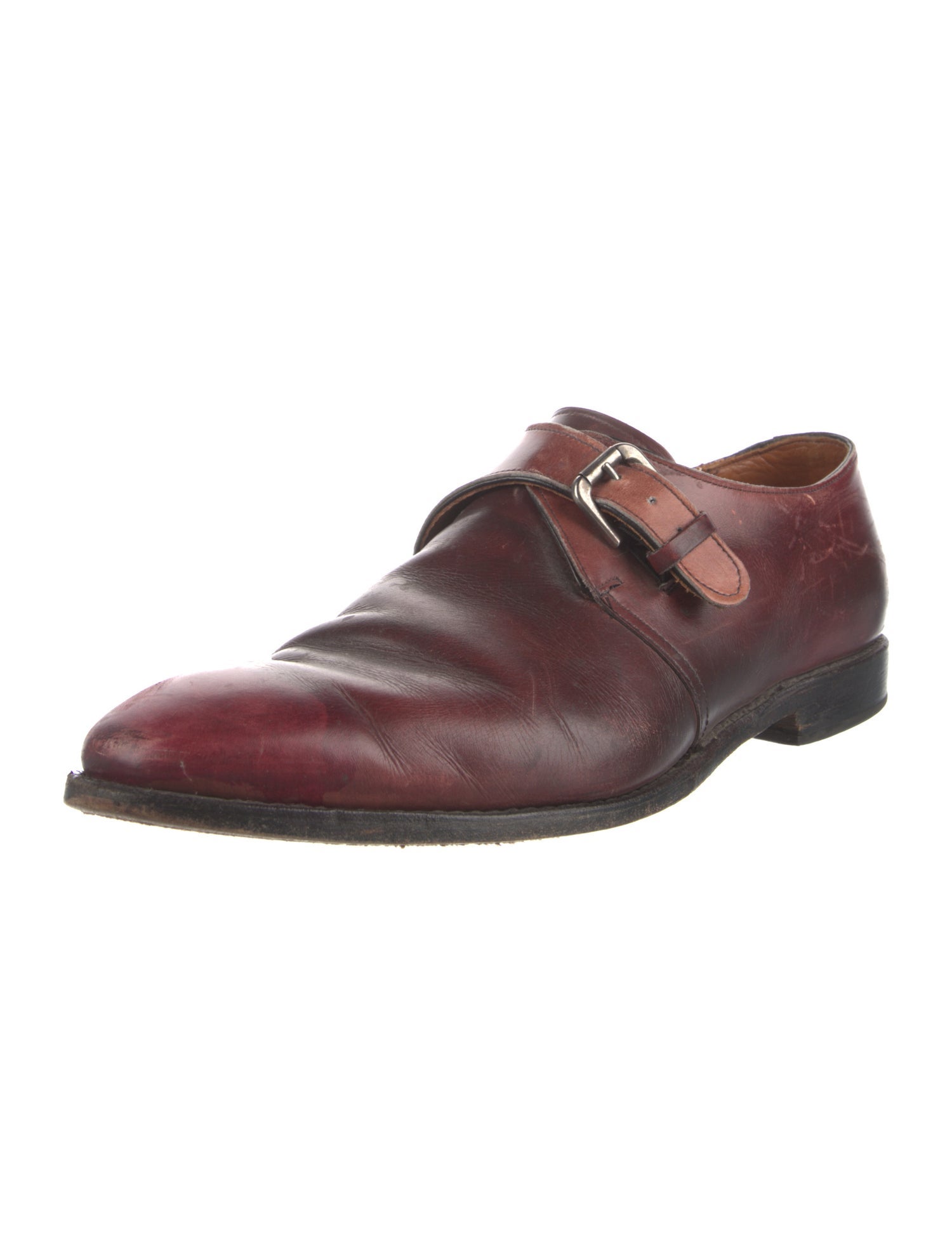 Allen Edmonds Leather Monk Straps