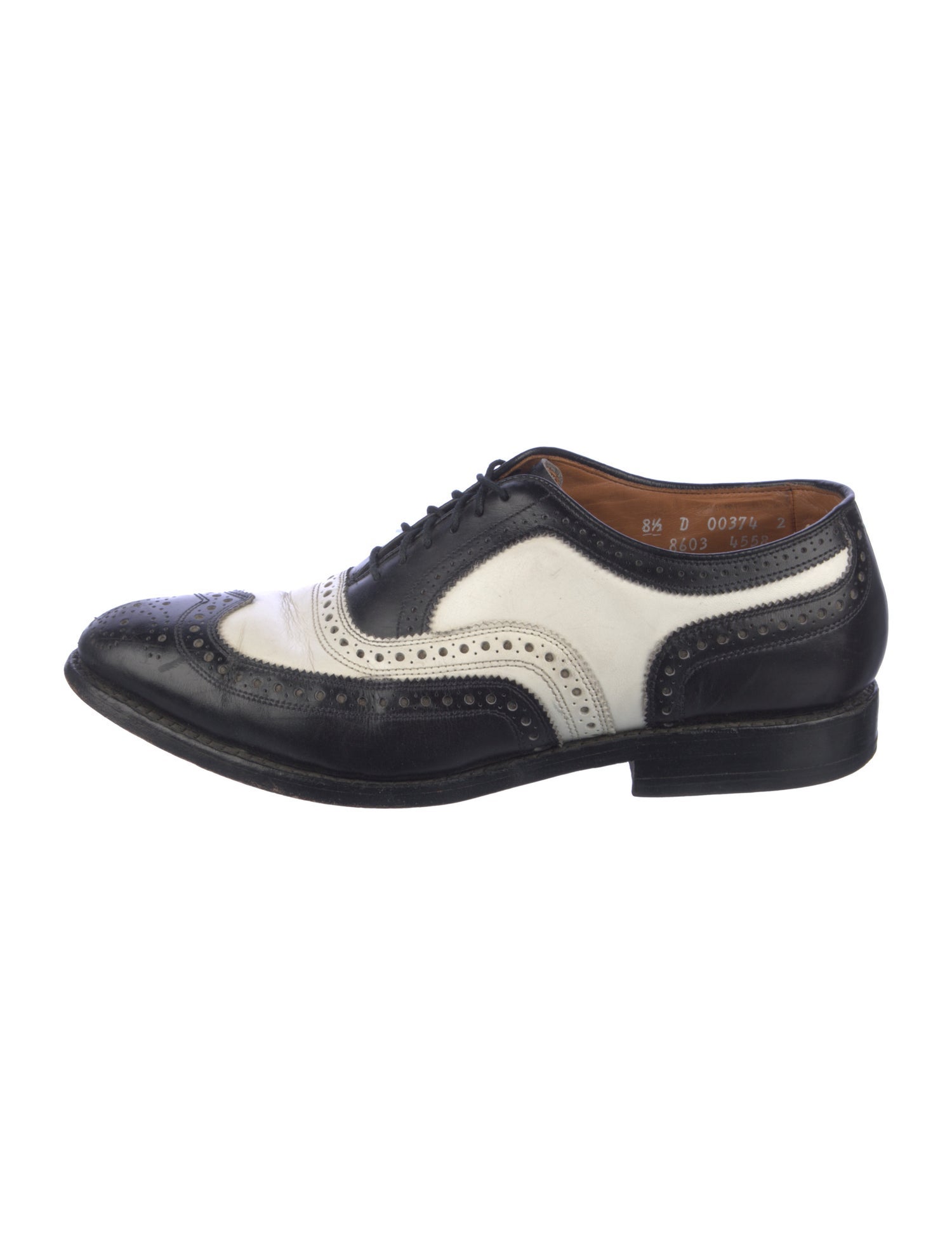 Allen Edmonds Leather Colorblock Pattern Spectators