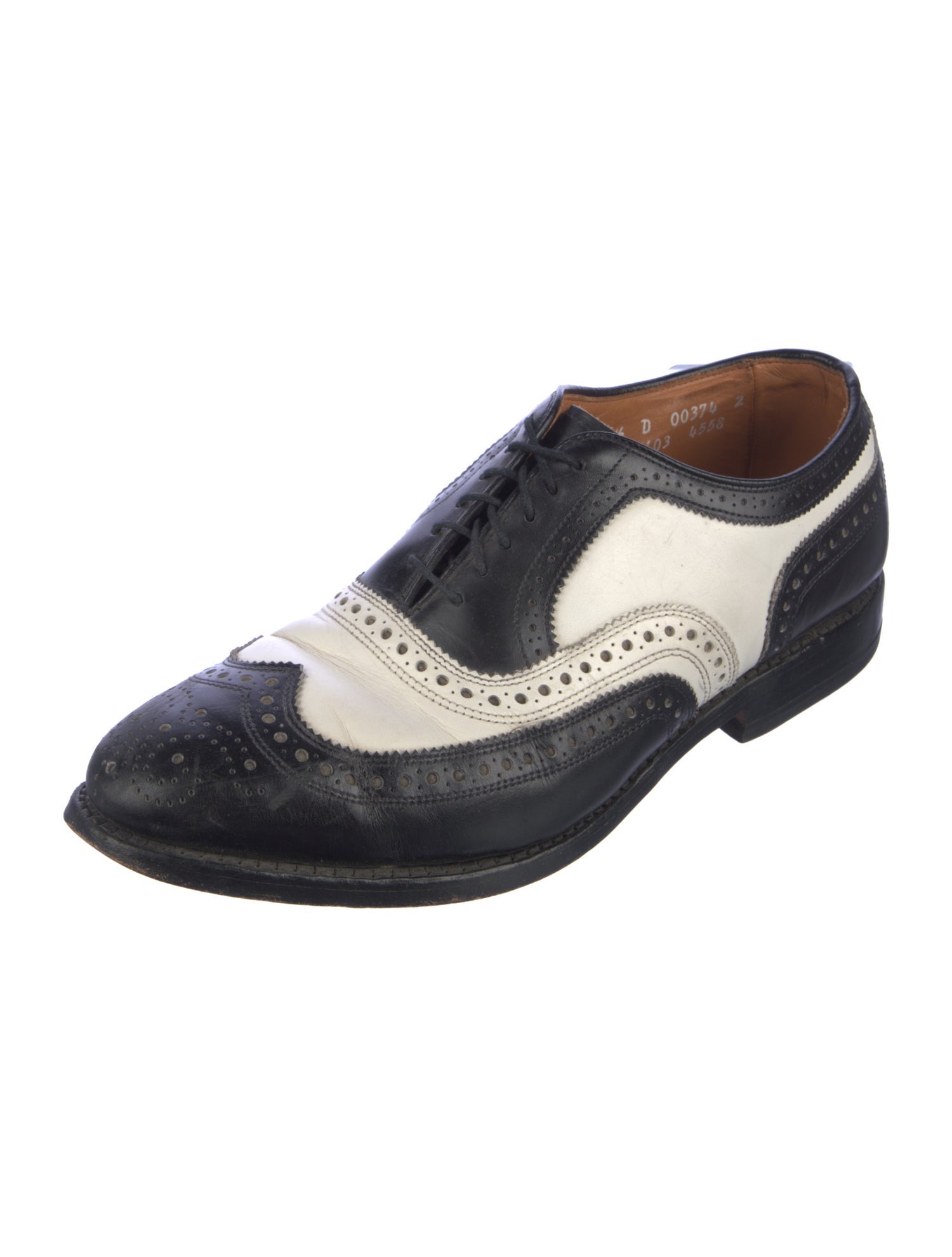Allen Edmonds Leather Colorblock Pattern Spectators