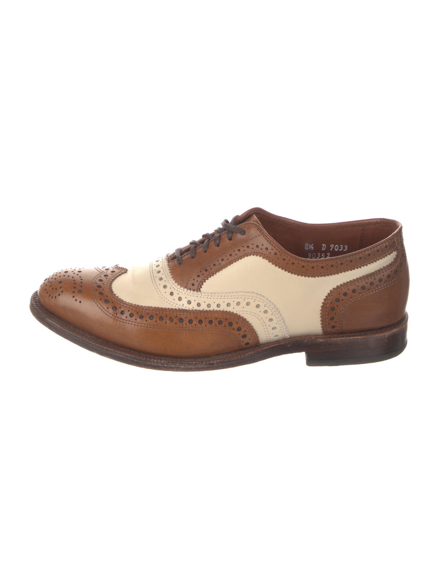 Allen Edmonds Leather Colorblock Pattern Spectators