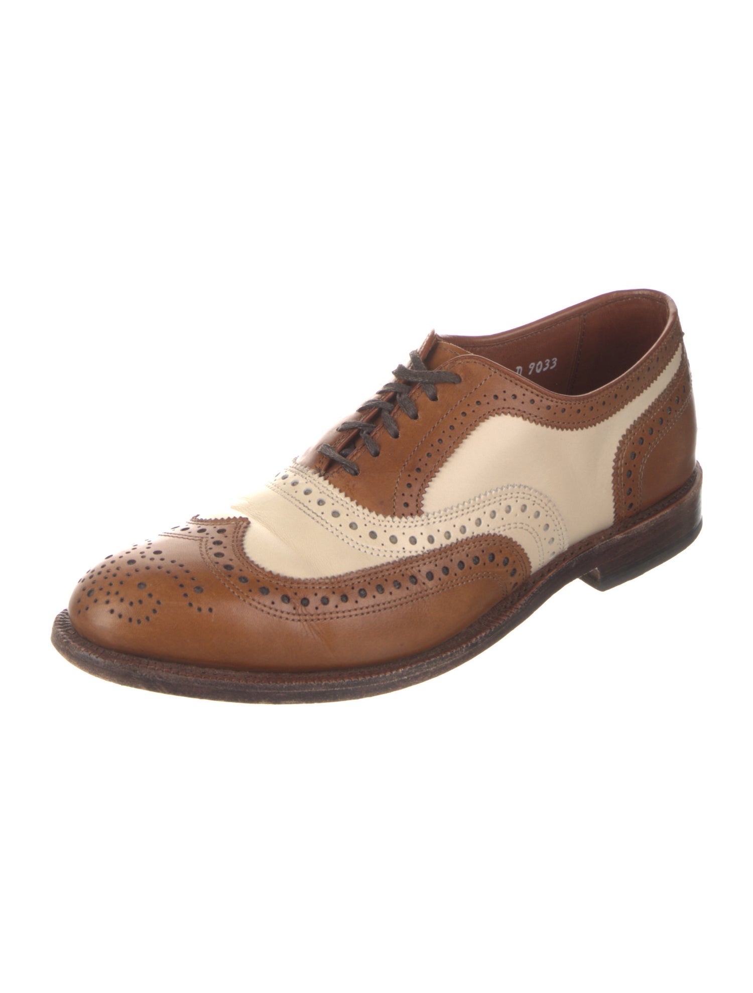 Allen Edmonds Leather Colorblock Pattern Spectators