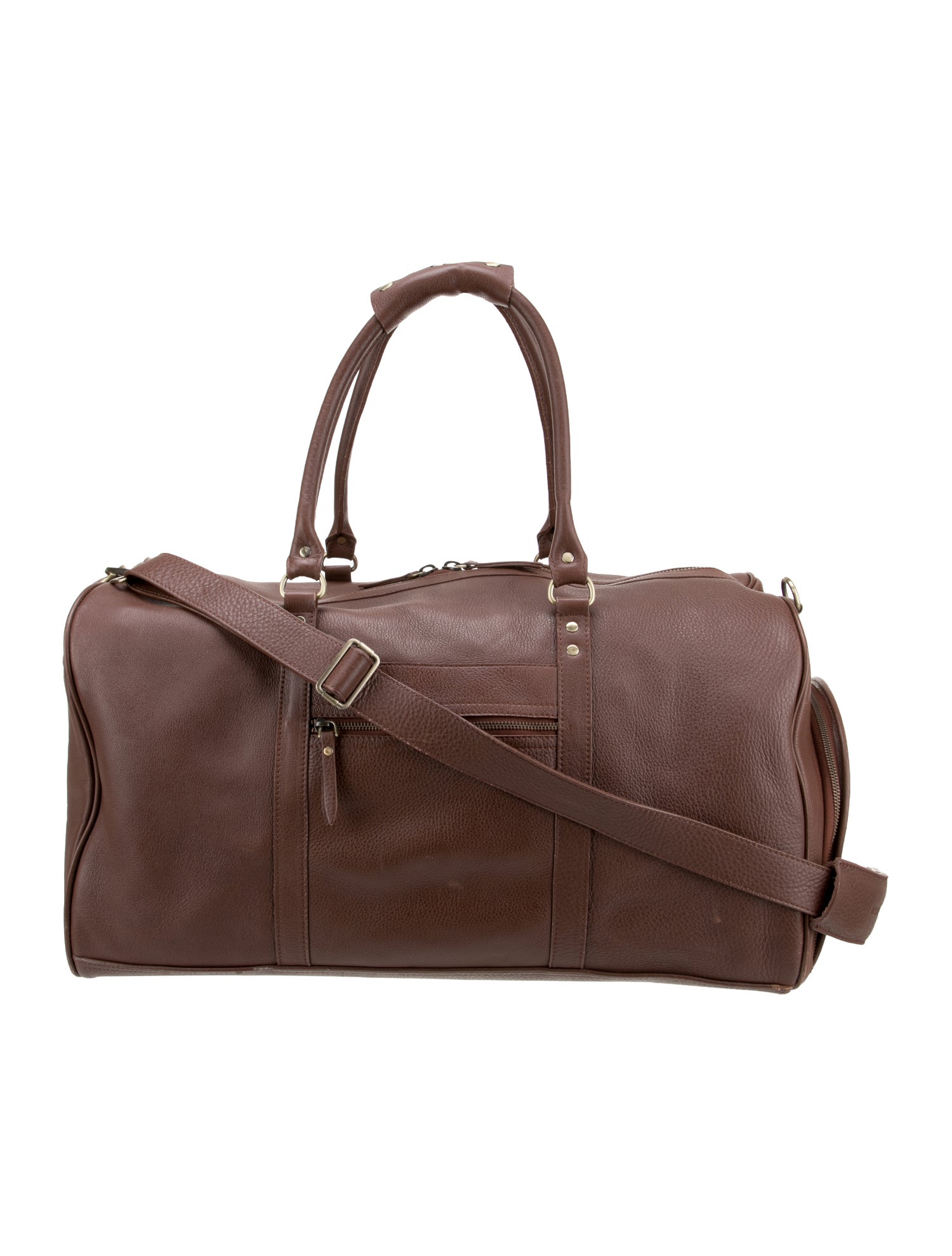 Allen Edmonds leather carry-on