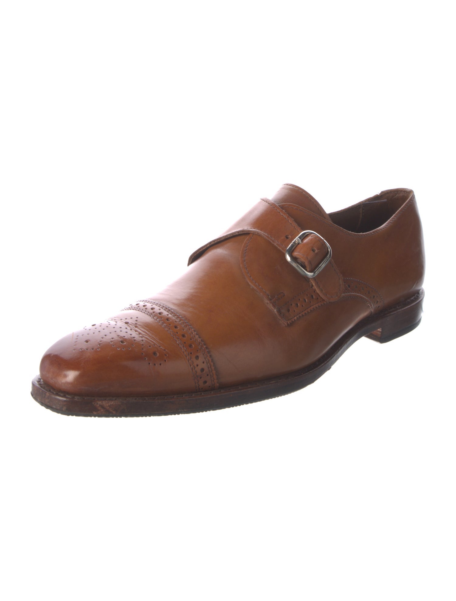 Allen Edmonds Leather Monk Straps