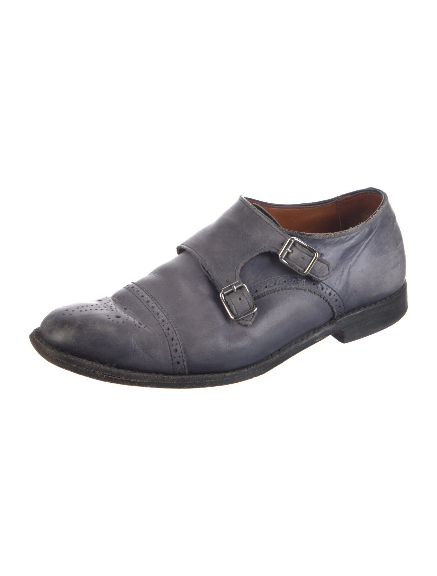 Allen Edmonds Leather Monk Straps