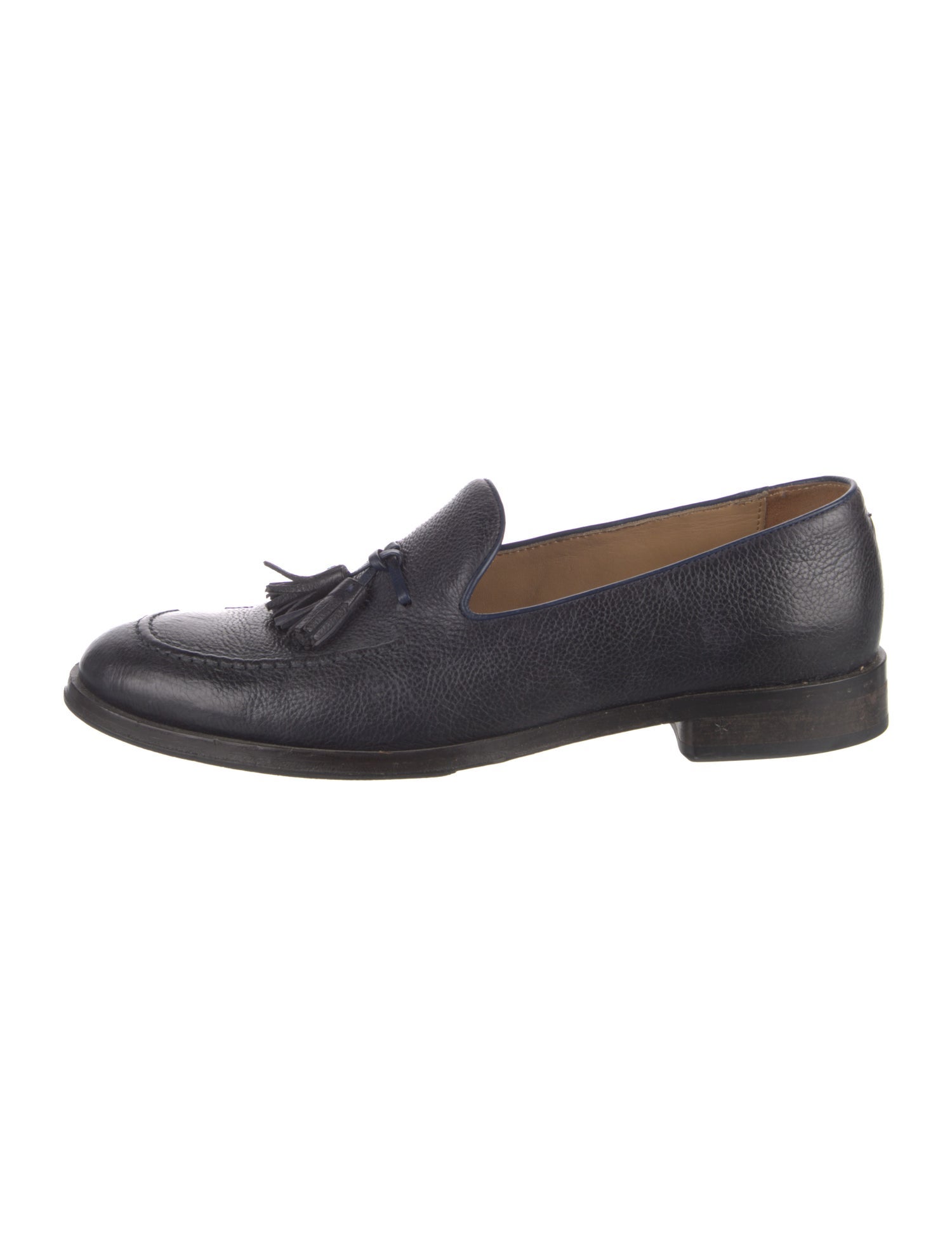 Allen Edmonds Leather Tassel Accents Dress Loafers