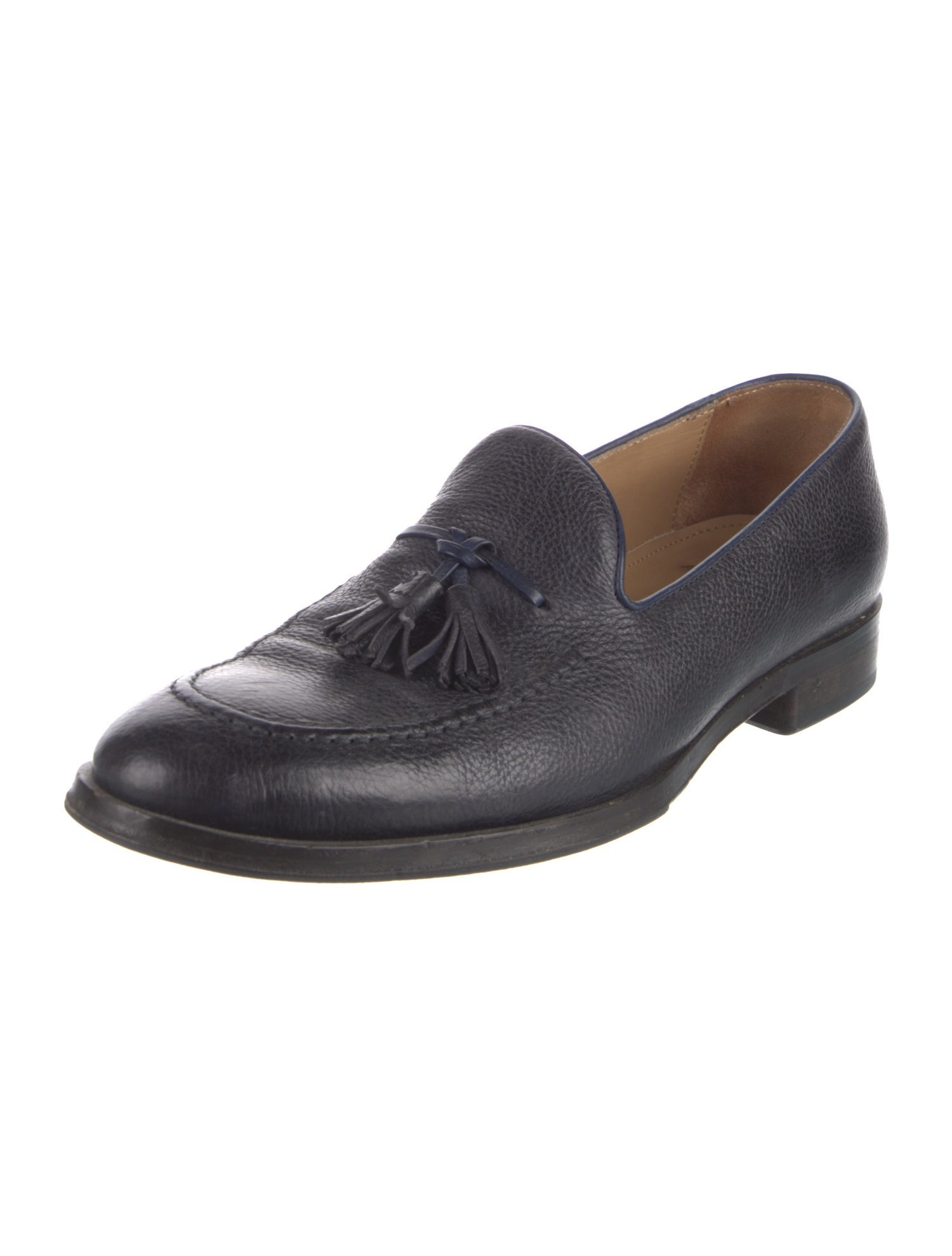 Allen Edmonds Leather Tassel Accents Dress Loafers
