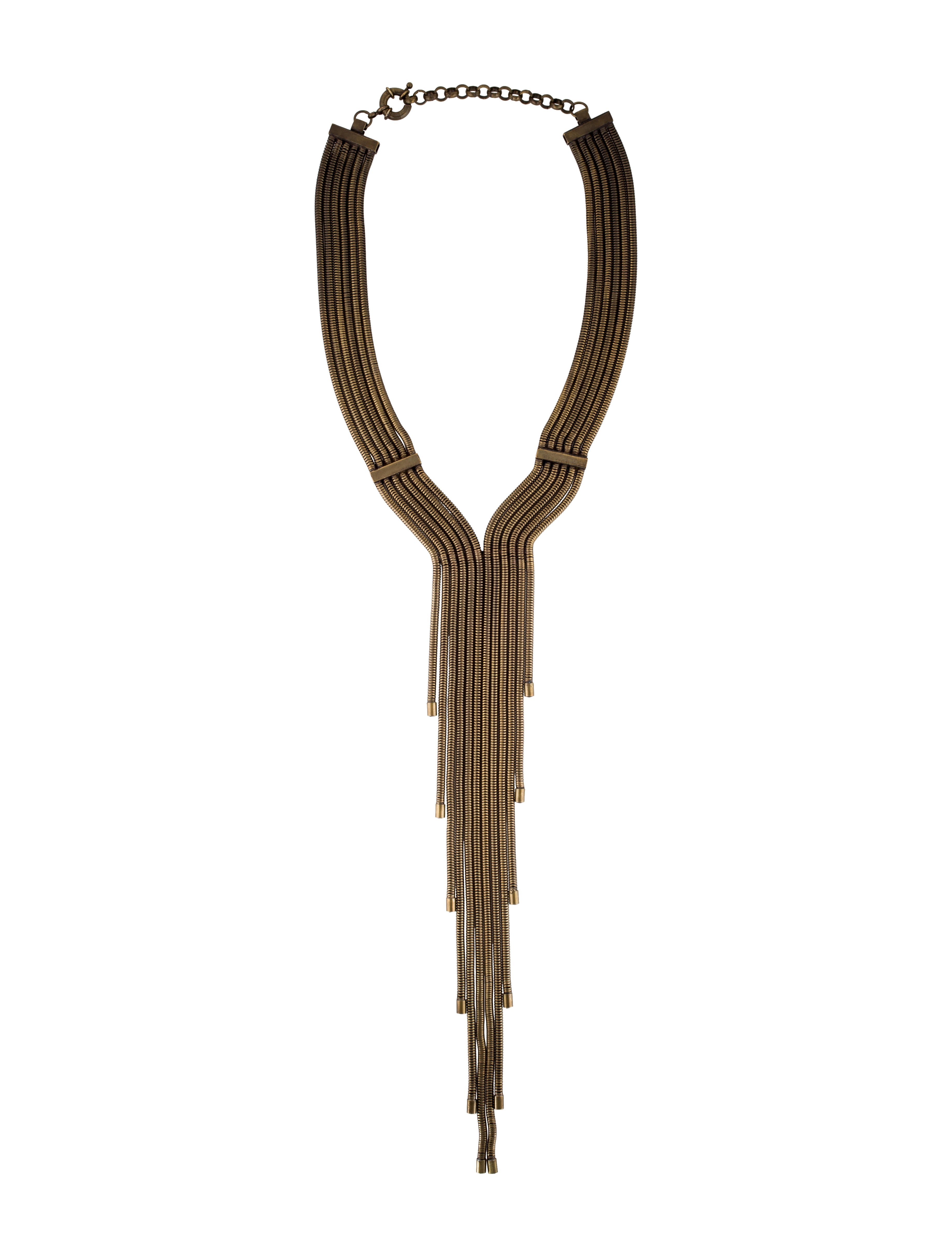 Auden Lennox Fringe Necklace Necklaces AEN20007 The RealReal