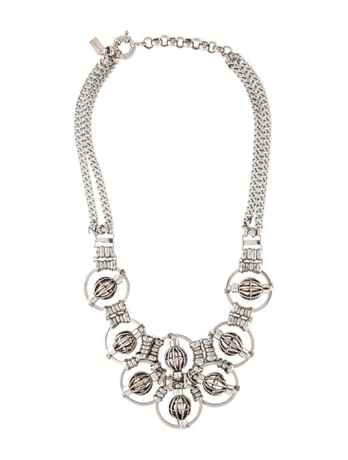 Auden Orbit Collar Necklace Silver