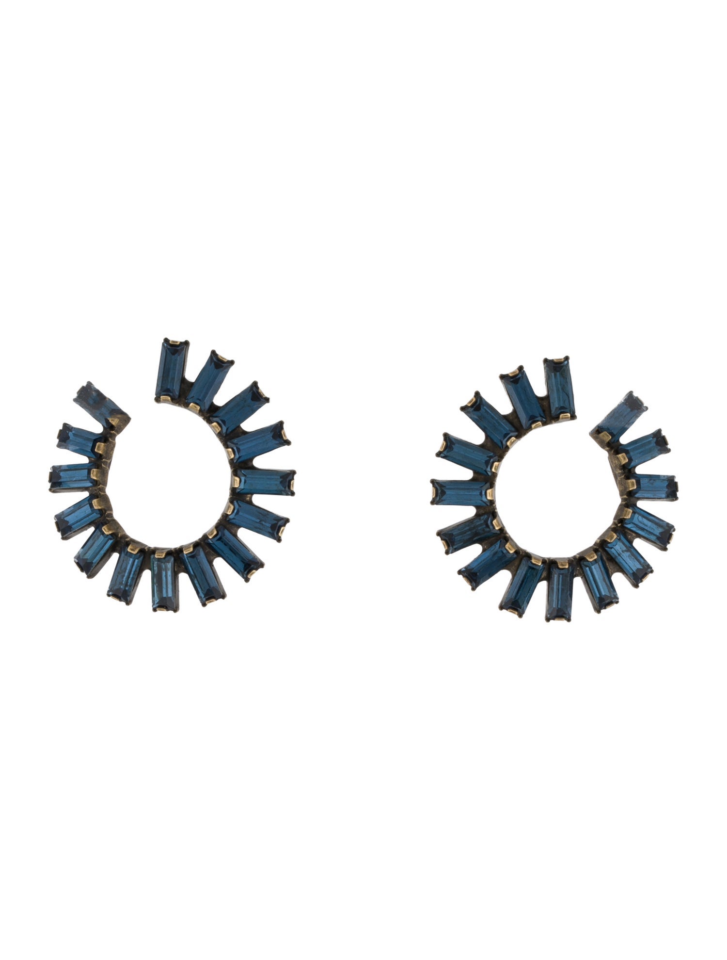 Auden Crystal Hoop Earrings