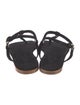 AERIN Suede T-Strap Sandals