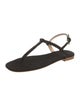 AERIN Suede T-Strap Sandals w/ Tags