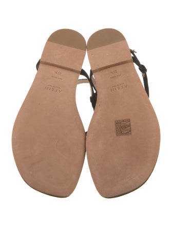 AERIN Suede T-Strap Sandals w/ Tags