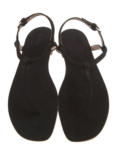 AERIN Suede T-Strap Sandals