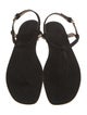 AERIN Suede T-Strap Sandals