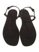AERIN Suede T-Strap Sandals