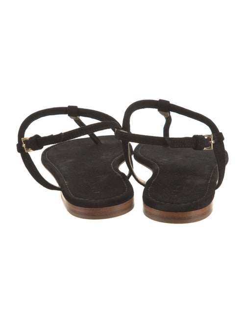 AERIN Suede T-Strap Sandals