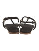 AERIN Suede T-Strap Sandals